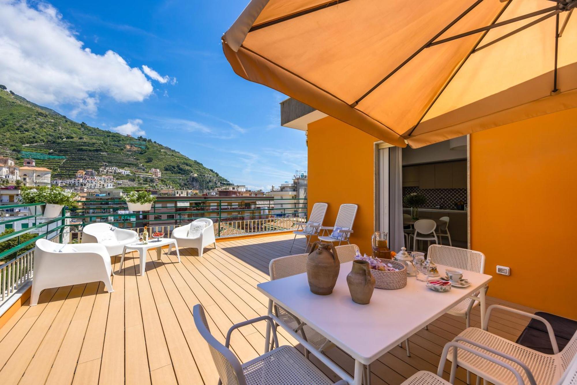 Le Terrazze Di Santa Tecla Apartment ไมยอรี ภายนอก รูปภาพ